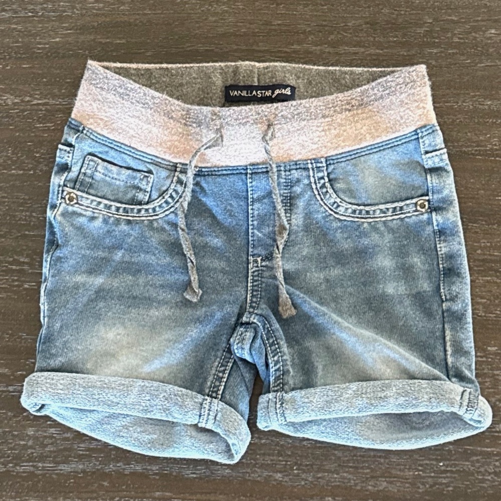 Vanilla Star Girls 7 Denim Jean Shorts